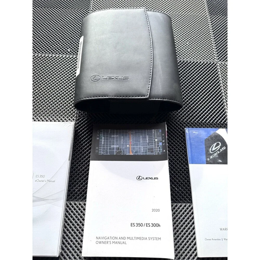 Lexus ES350 ES300H F Sport 2020 Owners Manual & Navigation Books Set Factory
